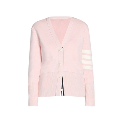 Pink knitted sweater