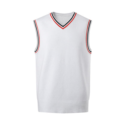 2025SS Pineapple pattern sleeveless vest THOM TREND