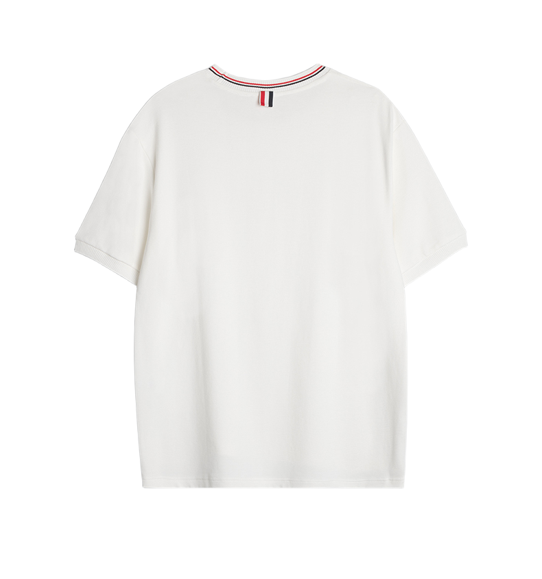 Men's Water Ripple Crew Neck T-Shirt THOM TREND