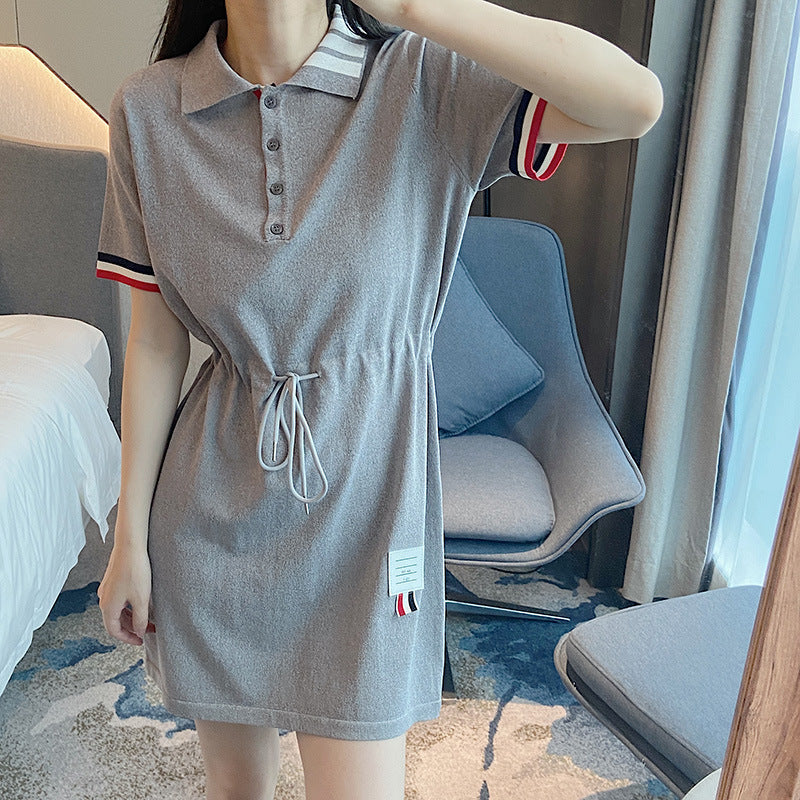Mid-length Polo T-shirt dress