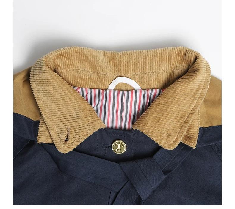 2025SS Women's Corduroy Contrast Tie Short Jacket THOM TREND