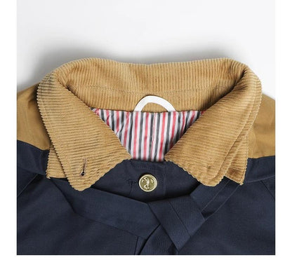 2025SS Women's Corduroy Contrast Tie Short Jacket THOM TREND