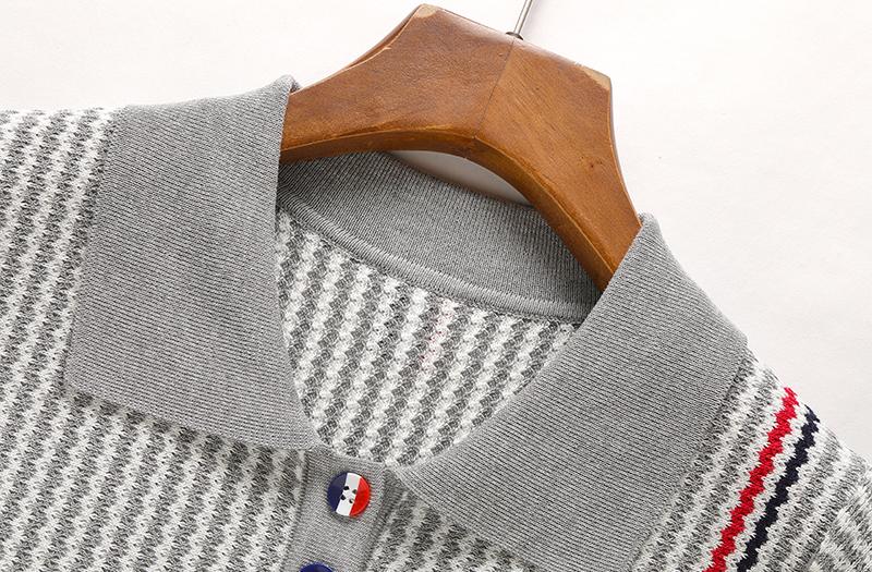 2025SS  vertical striped short sleeves THOM TREND