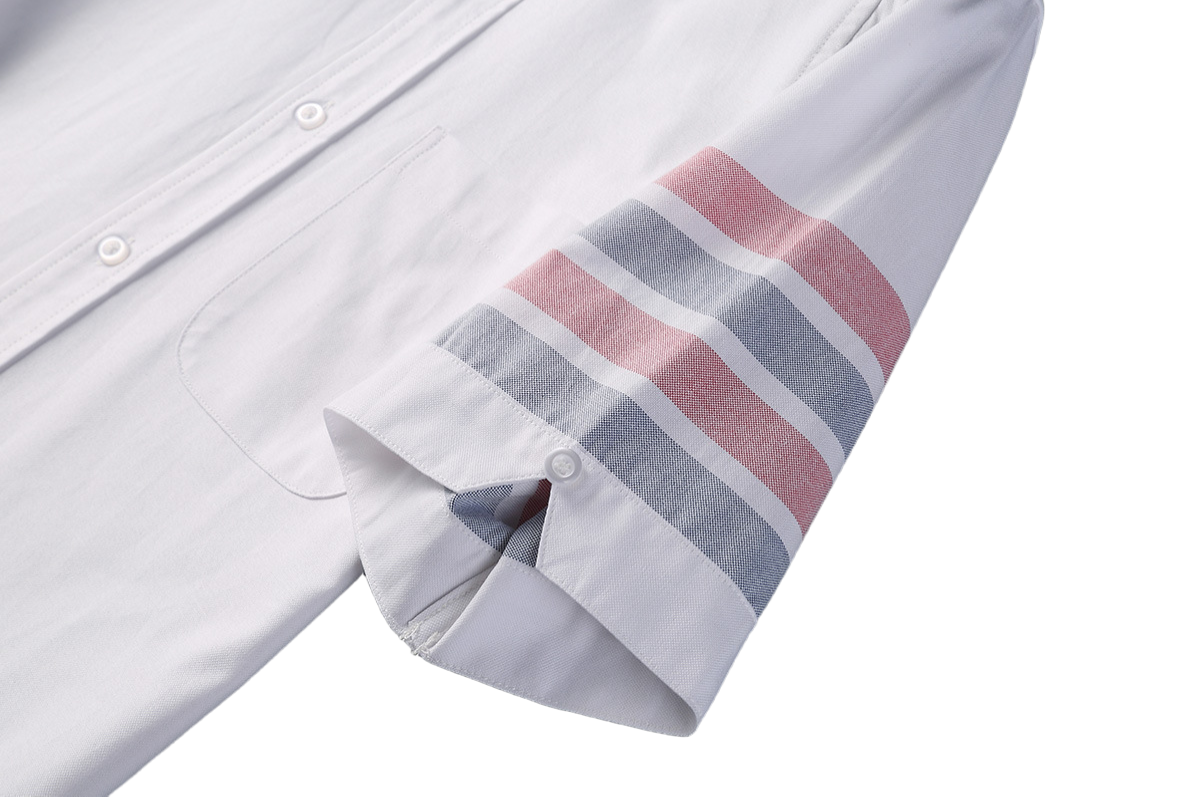 Men's white short sleeve shirt（复制） THOM TREND