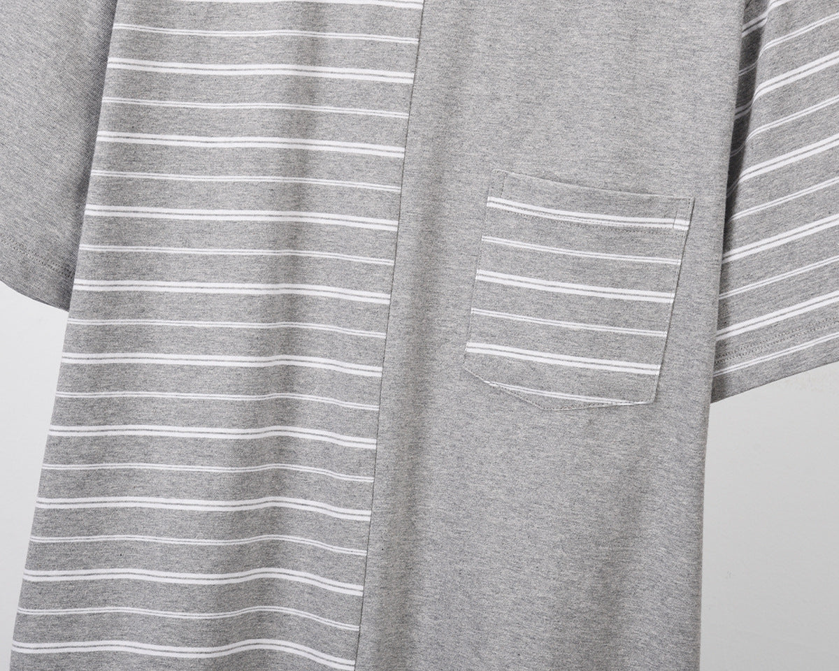 Unisex Striped Short Sleeve T-Shirt（副本） THOM TREND