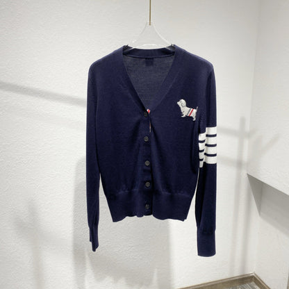 Women's jacquard cardigan sweater（副本） THOM TREND