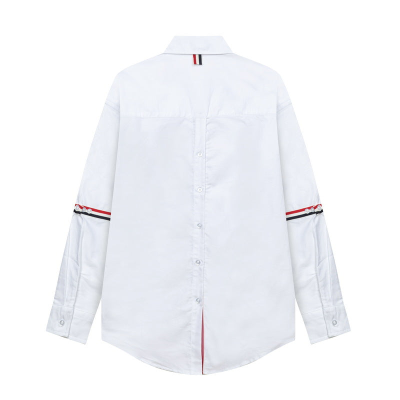 Unisex all-over embroidered shirt（副本） THOM TREND