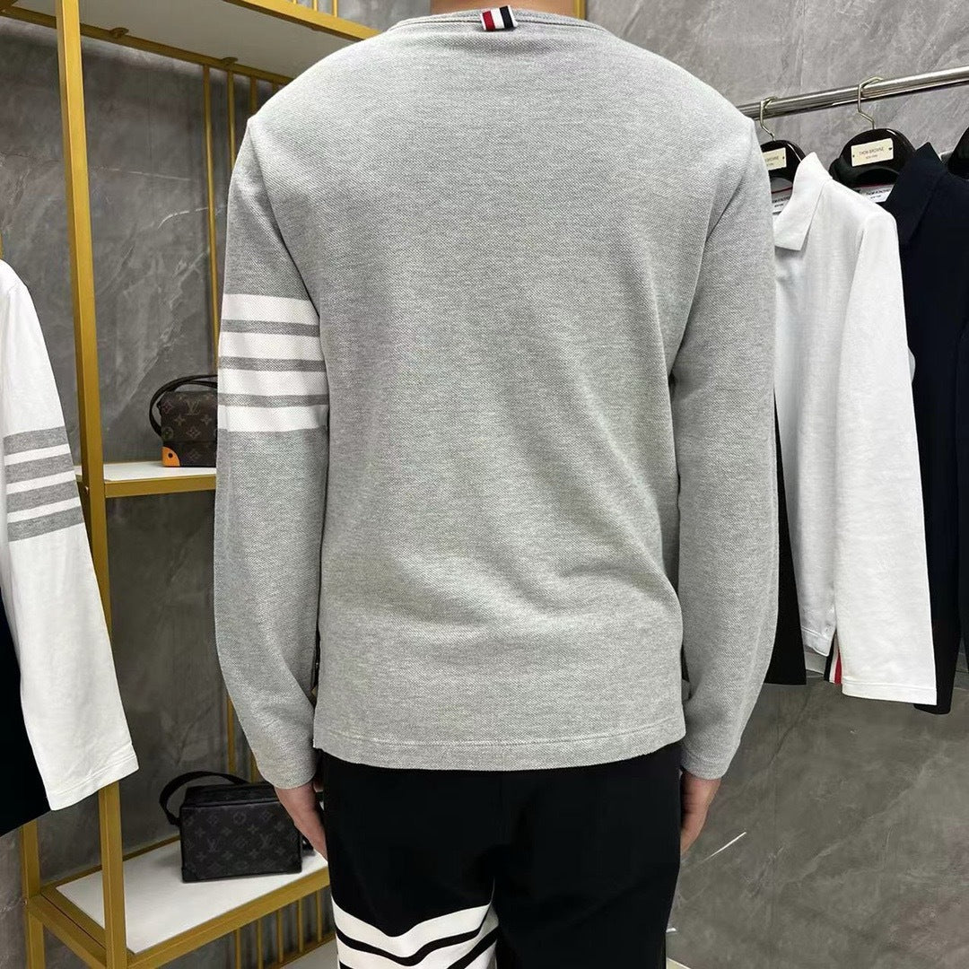 2025SS  Four-bar classic T-shirt THOM TREND