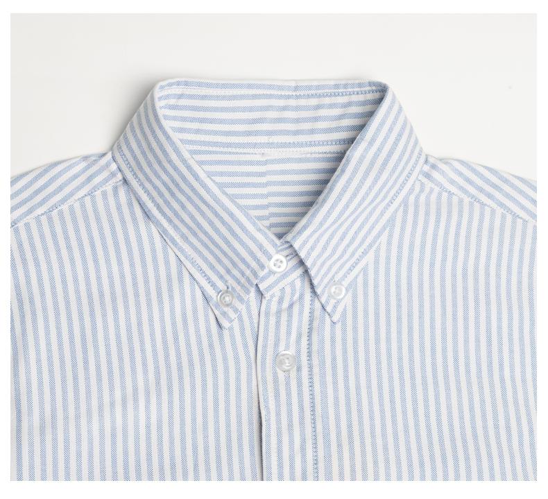 2025SS Striped white stripe shirt THOM TREND