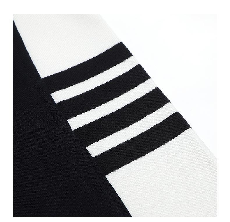 Colorblock Four-Bar Hoodie THOM TREND