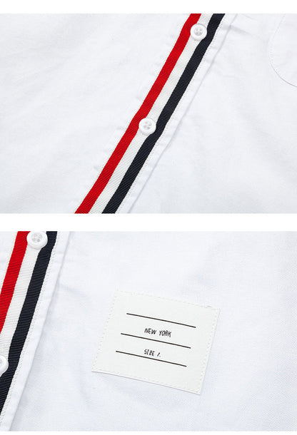 Red, White and Blue Wrap Ribbon Shirt（副本） THOM TREND