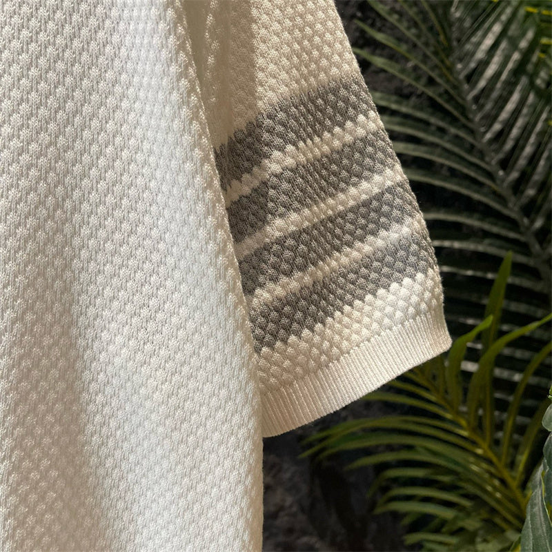 Men's Triangle Crew Neck T-Shirt（副本） THOM TREND