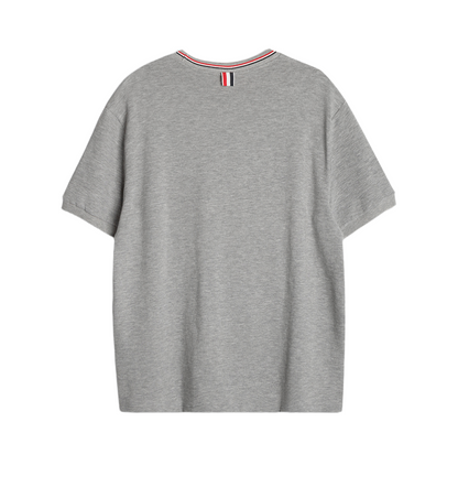 Men's Water Ripple Crew Neck T-Shirt THOM TREND