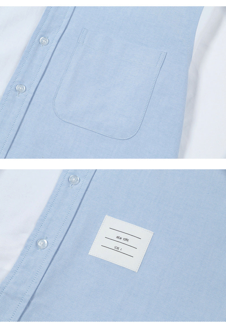 Men's black and white striped shirt（副本） THOM TREND