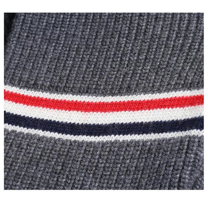 Men's double sleeve striped wool coat THOM TREND