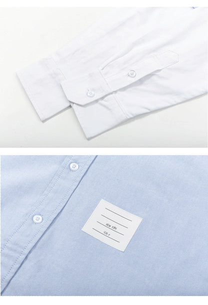 White and grey colorblock shirt（副本） THOM TREND