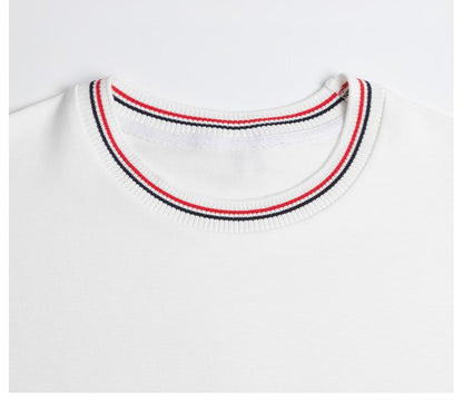 Men's Water Ripple Crew Neck T-Shirt THOM TREND