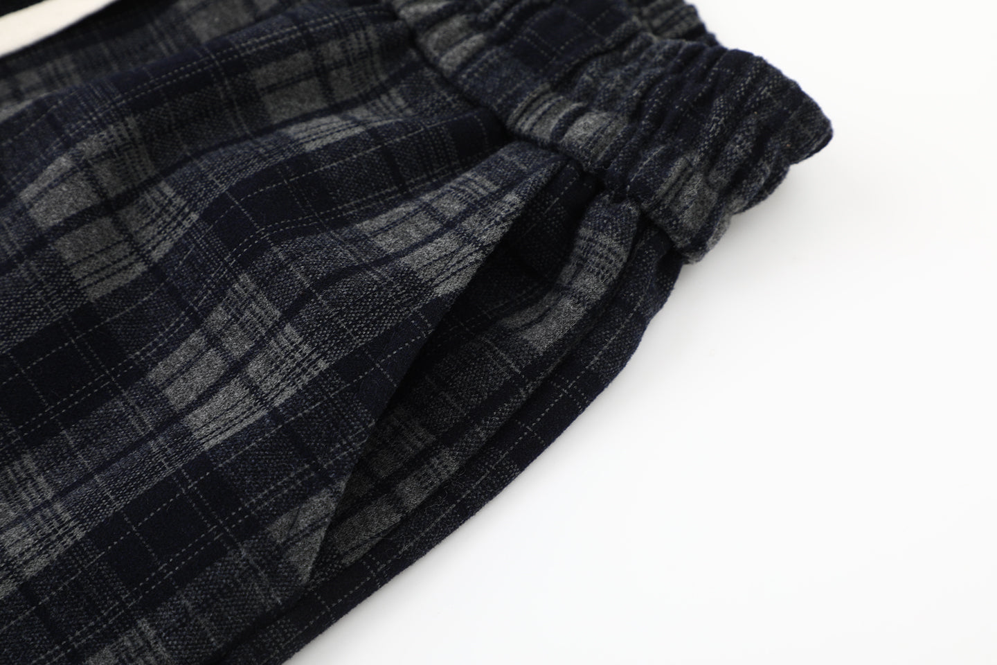 2025SS Plaid brushed trousers THOM TREND