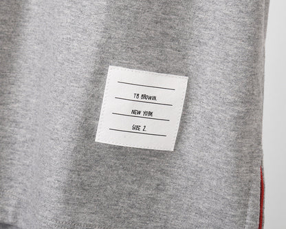 Unisex Striped Short Sleeve T-Shirt（副本） THOM TREND