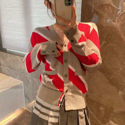 2025SS Puppy Lobster Wool Cardigan THOM TREND