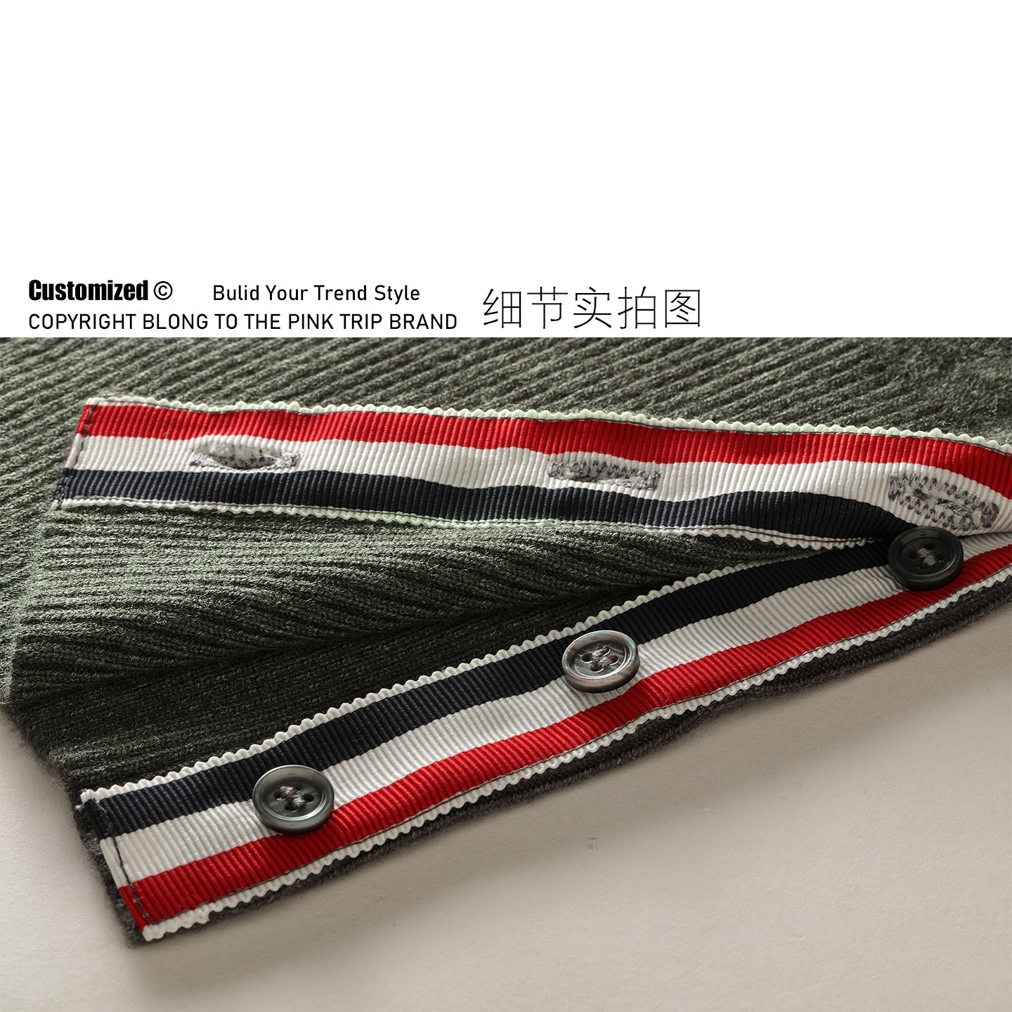 2025SS  Colorblock Cardigan Sweater THOM TREND