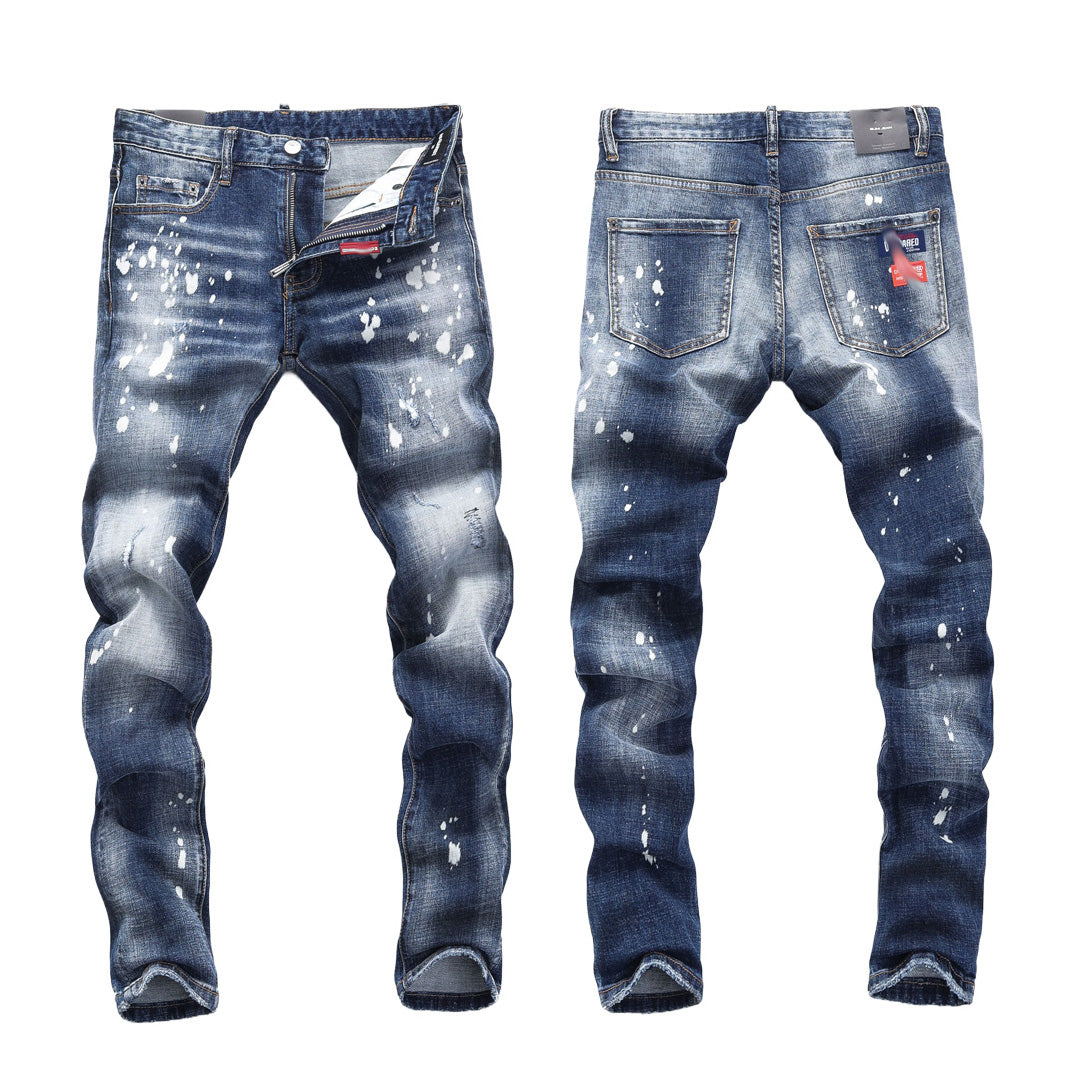 New-DSQ2 2025ss Ripped Jeans
