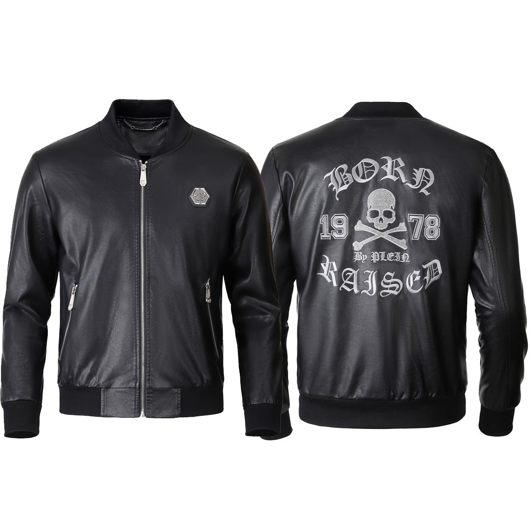 New-LOGO Cowhide Jacket