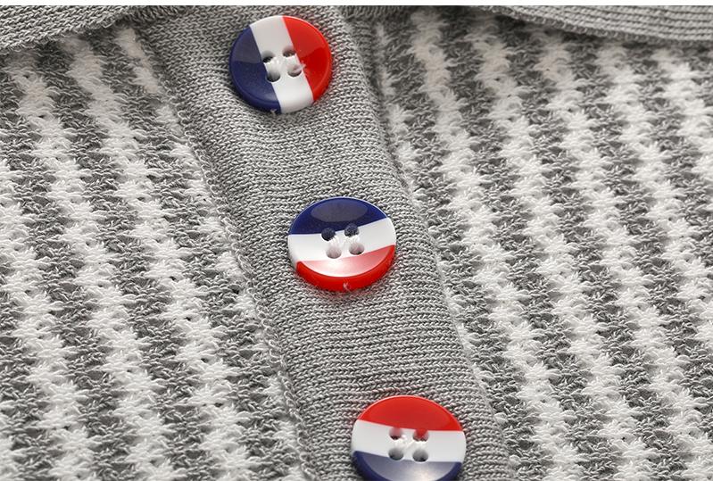 2025SS  vertical striped short sleeves THOM TREND