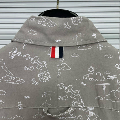 2025SS printed shirt THOM TREND