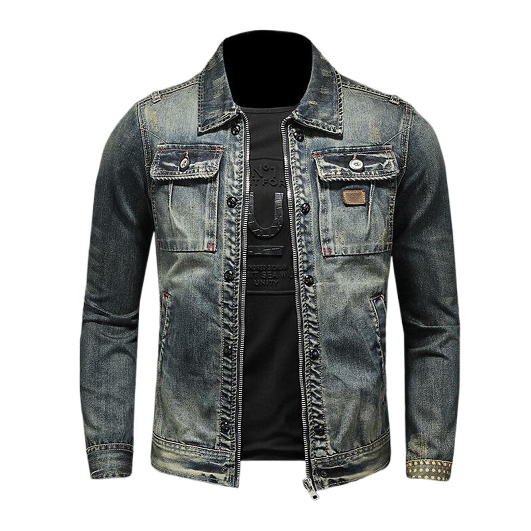 New-DSQ2 25ss Distressed Denim Jacket