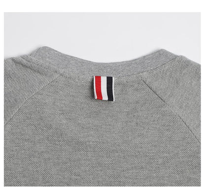 Colorblock Striped Lapel Polo Shirt（副本） THOM TREND