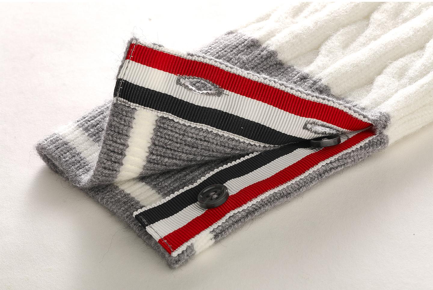 2025SS Lapel Cable Cardigan Sweater THOM TREND