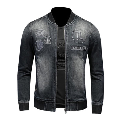 New-DSQ2 Distressed Denim Jacket