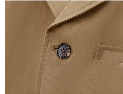 2025SS Striped Web Style Slit Lapel Jacket THOM TREND