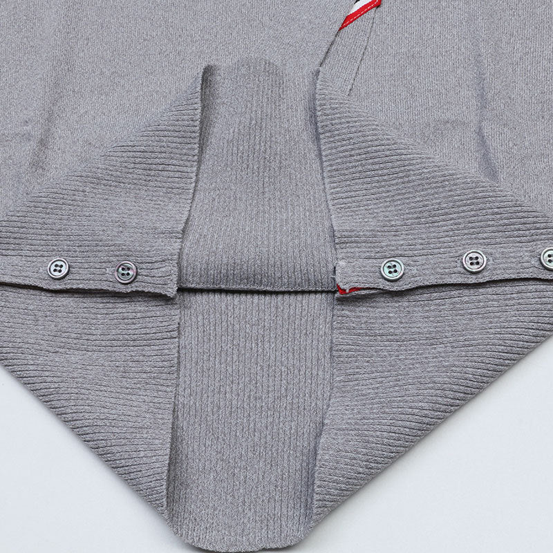 THOM Striped V-neck cardigan（复制） THOM TREND