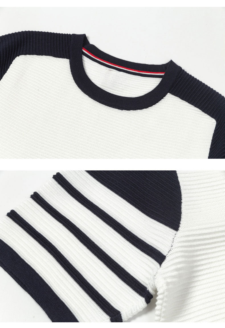 Color patchwork T-shirt（副本） THOM TREND