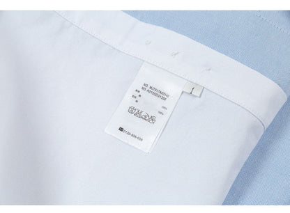 Men's black and white striped shirt（副本） THOM TREND