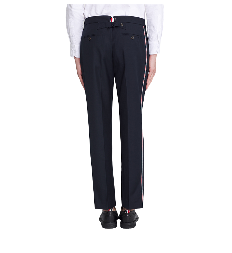 Single-side webbing suit pants THOM TREND