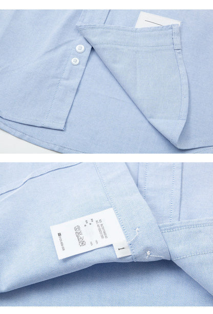 Double Sleeve Patches Contrast Shirt（副本） THOM TREND