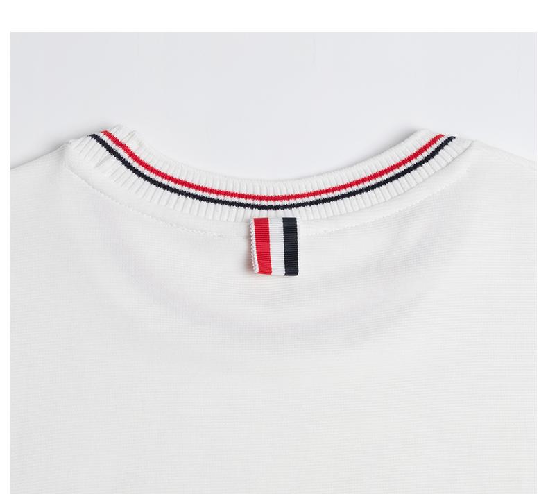 Men's Water Ripple Crew Neck T-Shirt THOM TREND