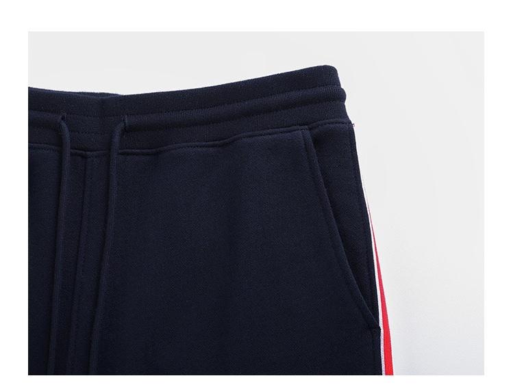 Unisex side webbing loose straight trousers THOM TREND