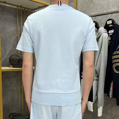 2025SS Short-sleeved solid color THOM TREND