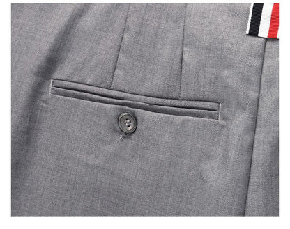 2025SS  Men's striped suit shorts THOM TREND