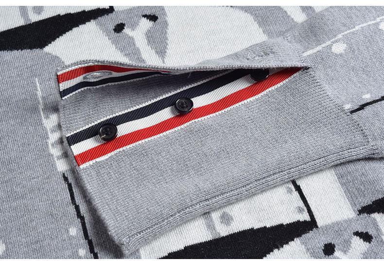 2025SS  Four-bar sweater THOM TREND