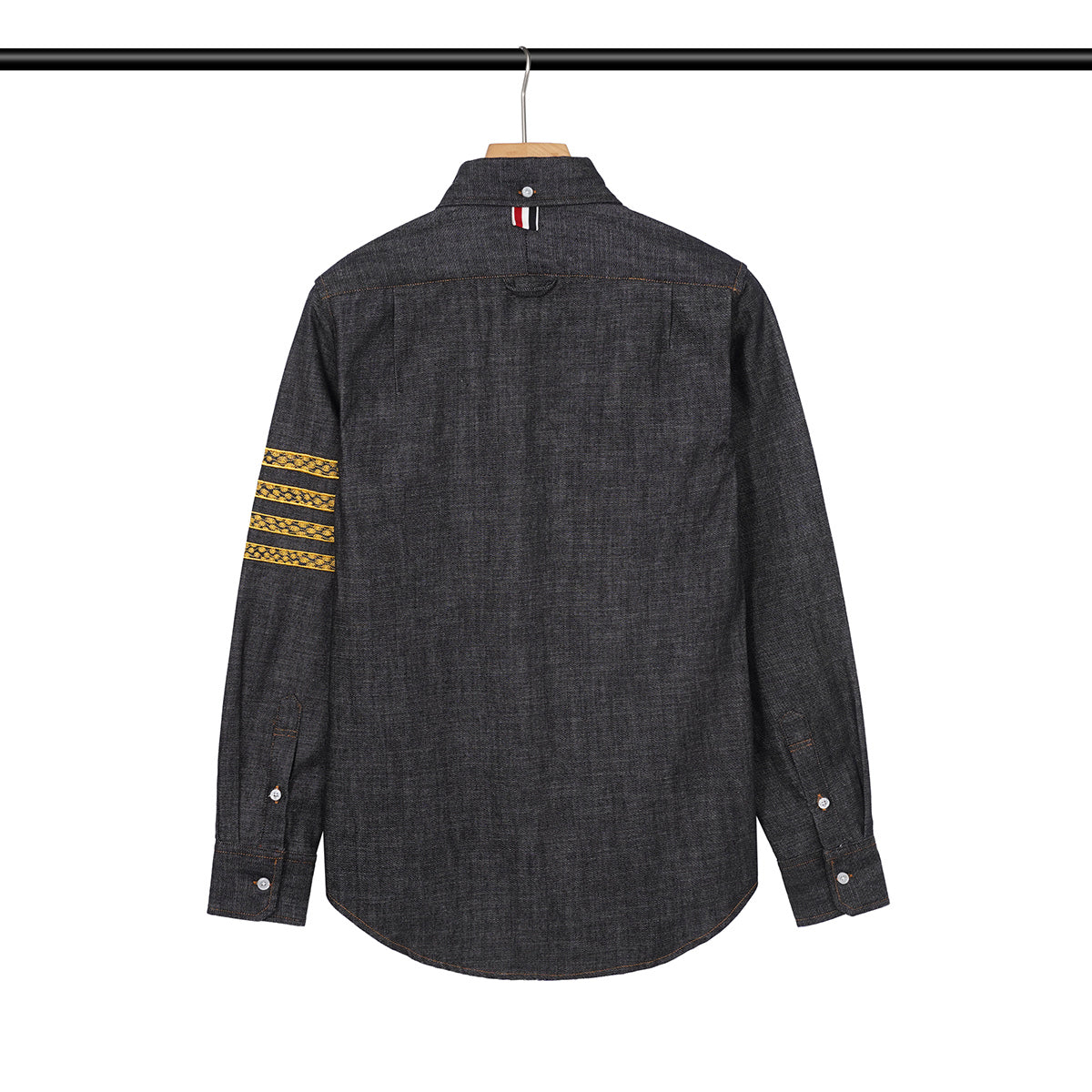 2025SS snake embroidered denim shirt THOM TREND