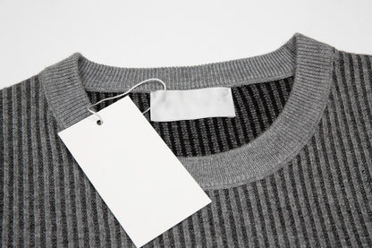 2025SS Colorblock four-bar sweater THOM TREND