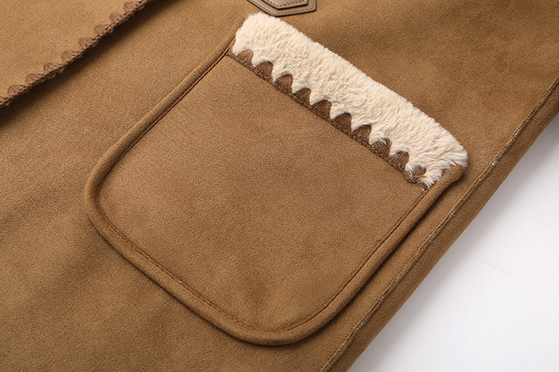 2025SS Women's suede coat THOM TREND