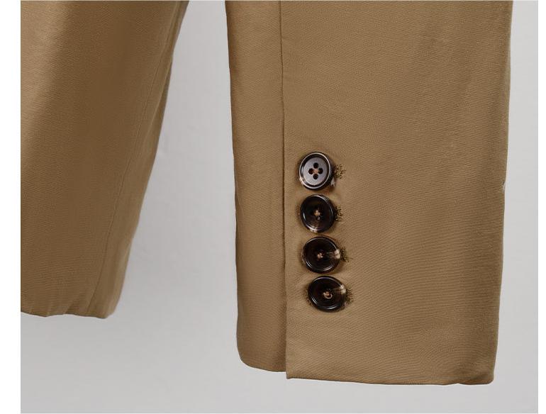 2025SS Striped Web Style Slit Lapel Jacket THOM TREND