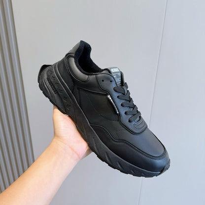 DSQ2 Men's shoe Leather sneakers