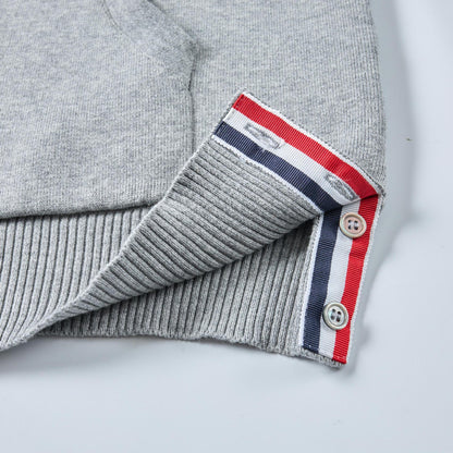 2025SS  Left and right colorblock hoodie THOM TREND